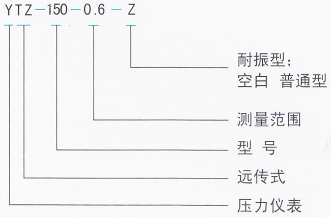 YTZ系列遠(yuǎn)傳壓力表/YTZ-Z系列耐振遠(yuǎn)傳壓力表